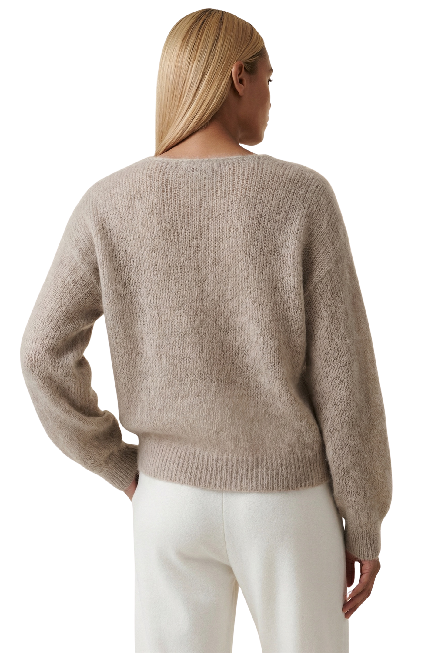 Milana LS Alpaca Pullover Light Taupe