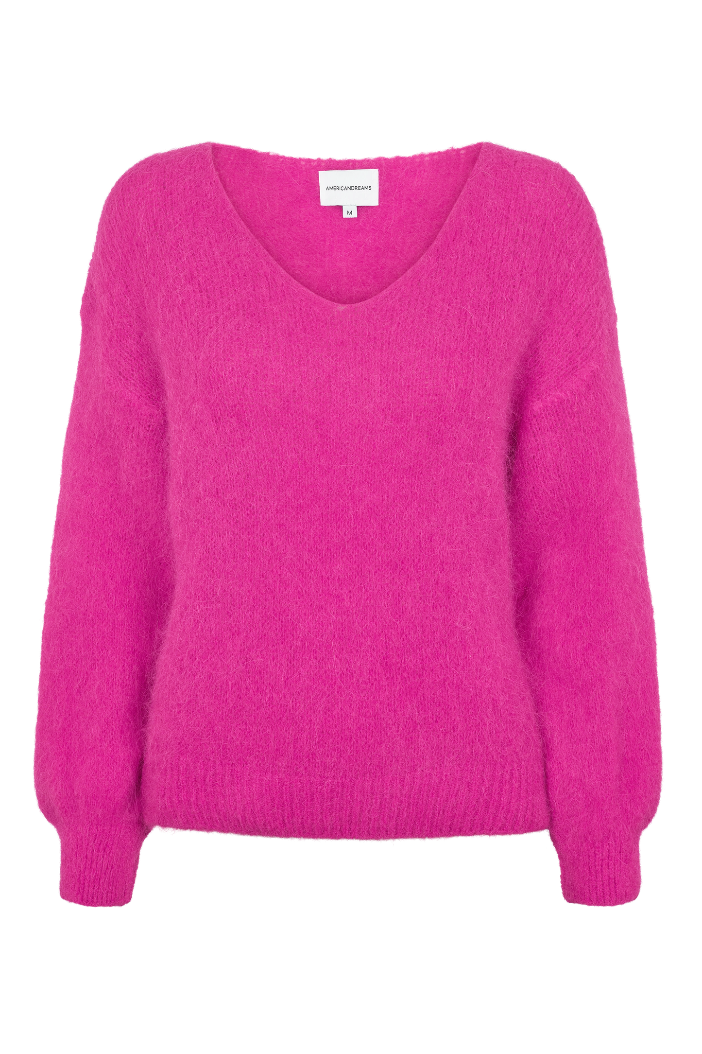 Milana LS Alpaca Pullover Neon Pink
