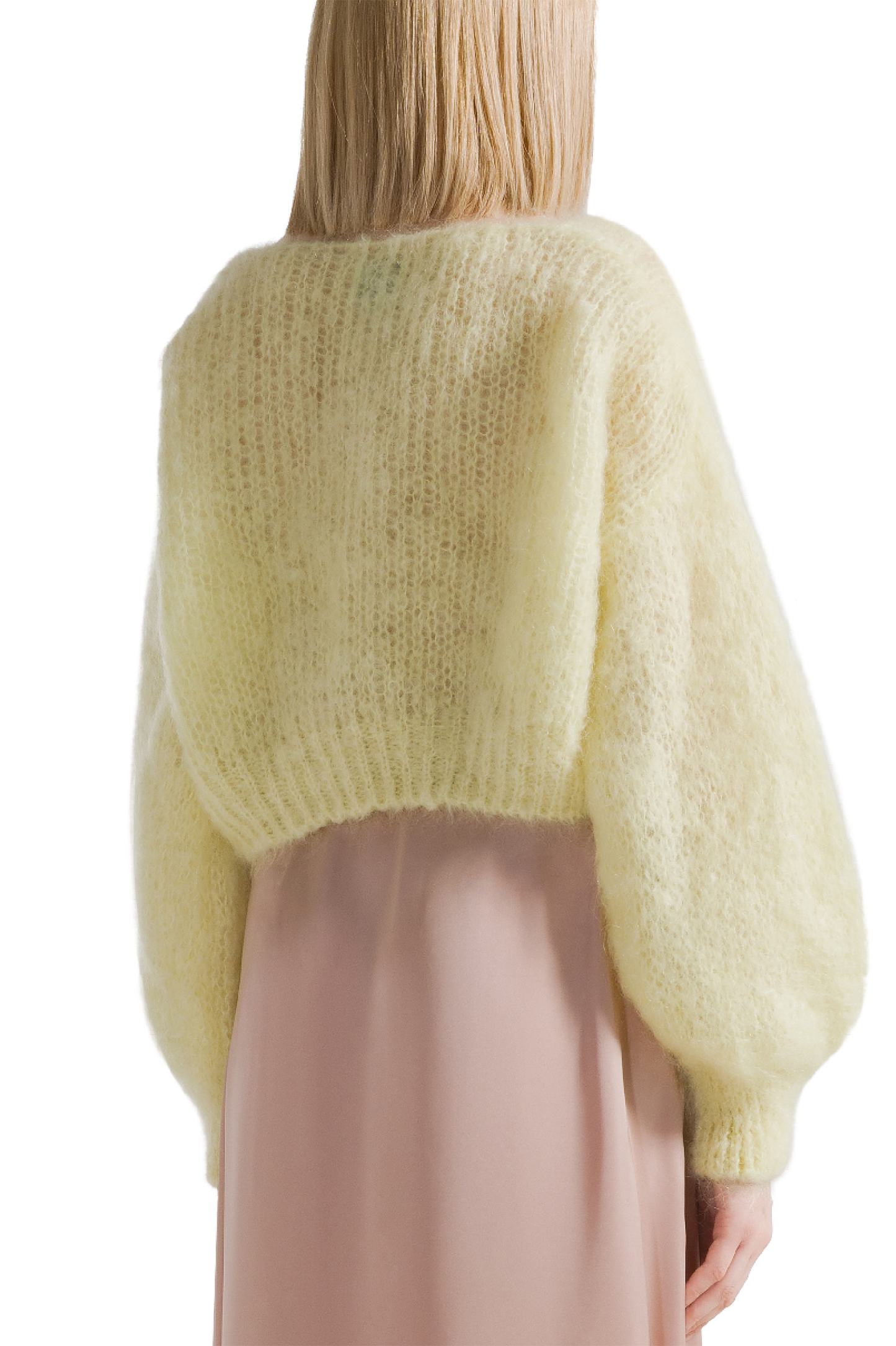 Milana Cropped Pullover Light Yellow