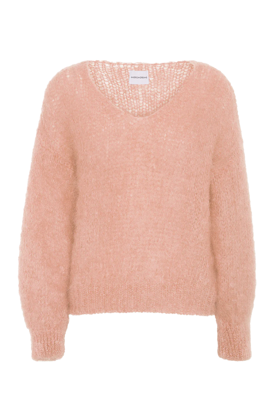 Milana LS Mohair Knit Peach