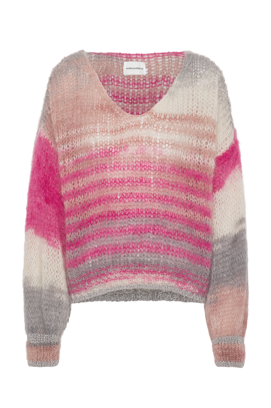 Milana LS Mohair Knit Pink Dream