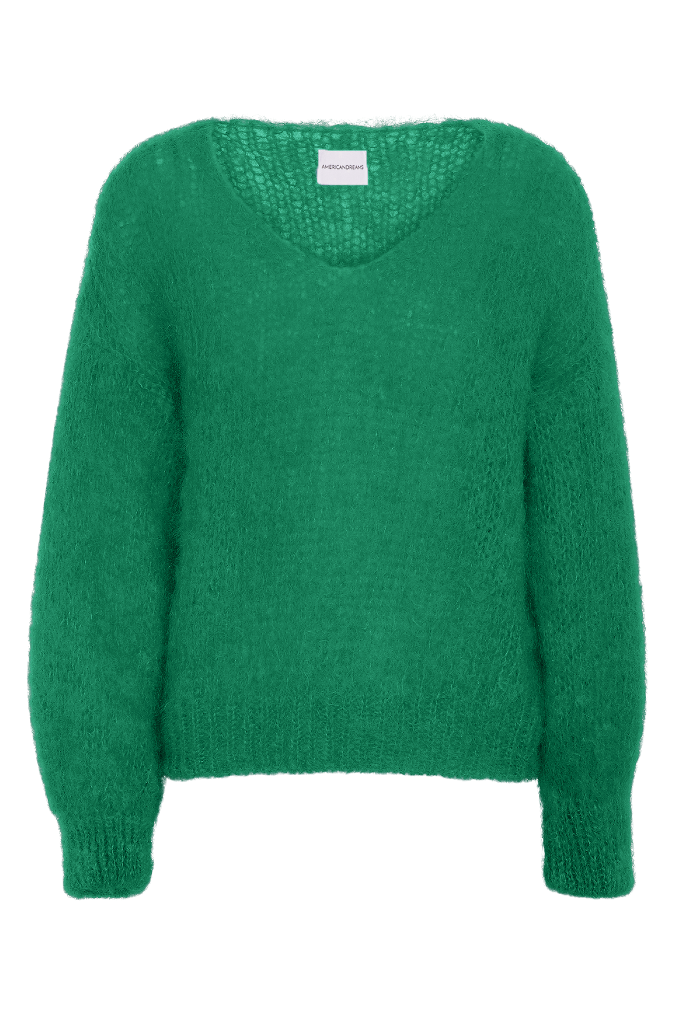 Milana LS Mohair Knit Jade Green