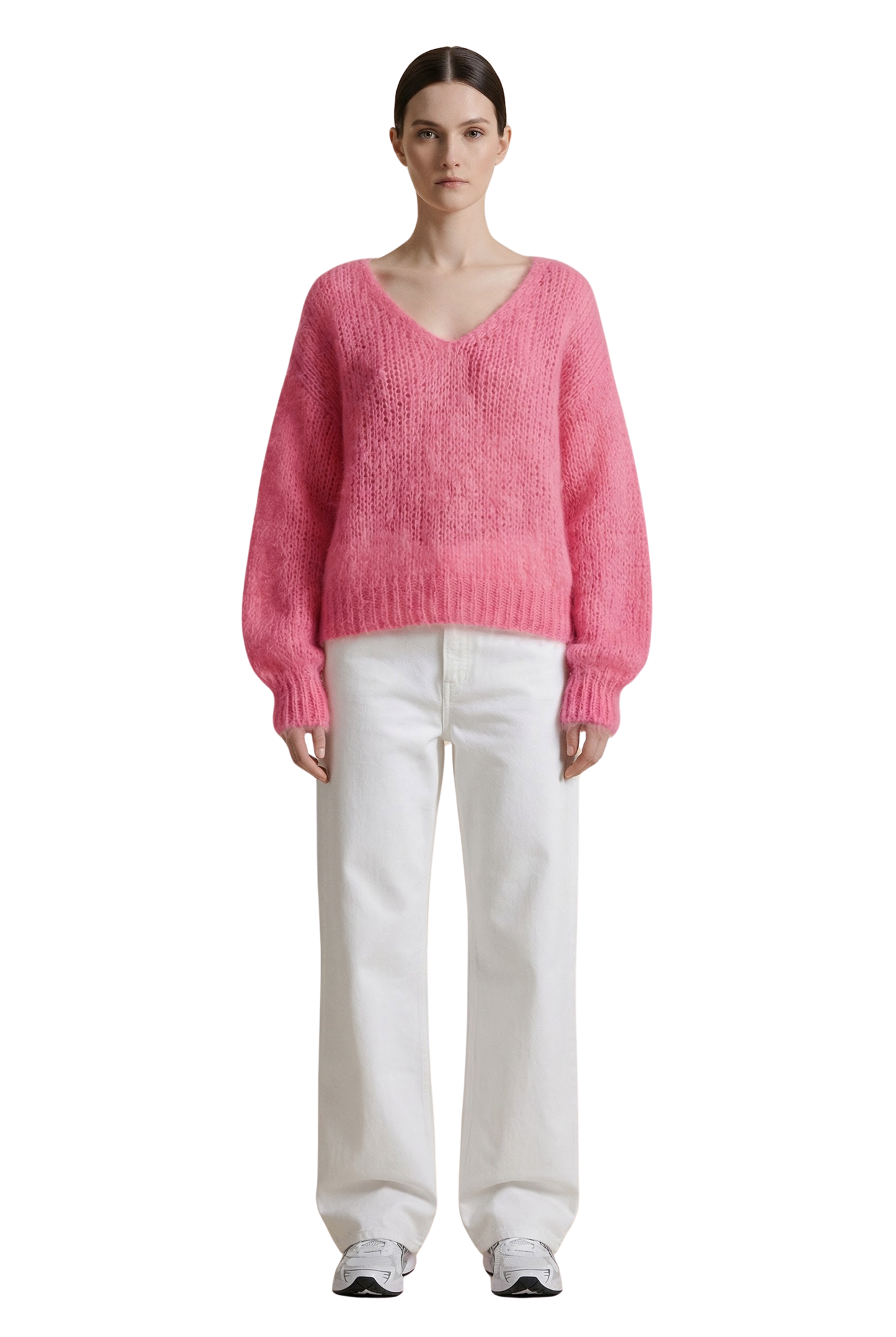 Milana LS Mohair Knit Pink
