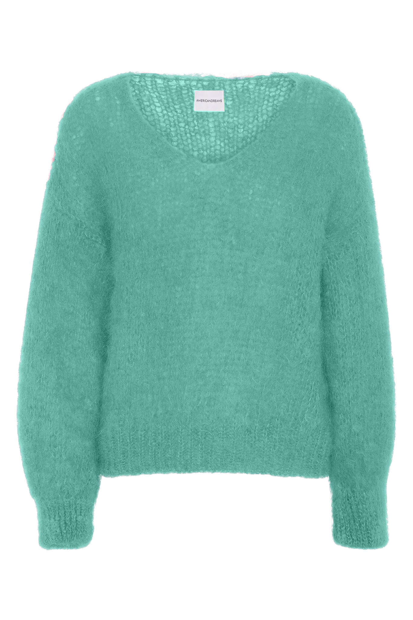 Milana LS Mohair Knit Seafoam Green