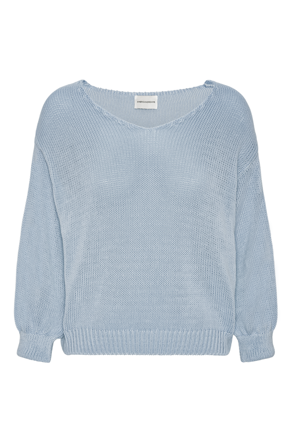 Milana LS Light Cotton Knit Light Blue