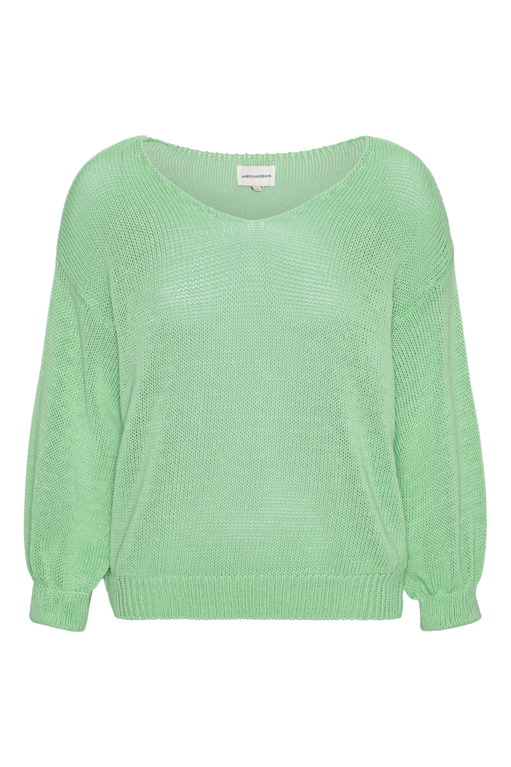 Milana LS Light Cotton Knit Mint Green