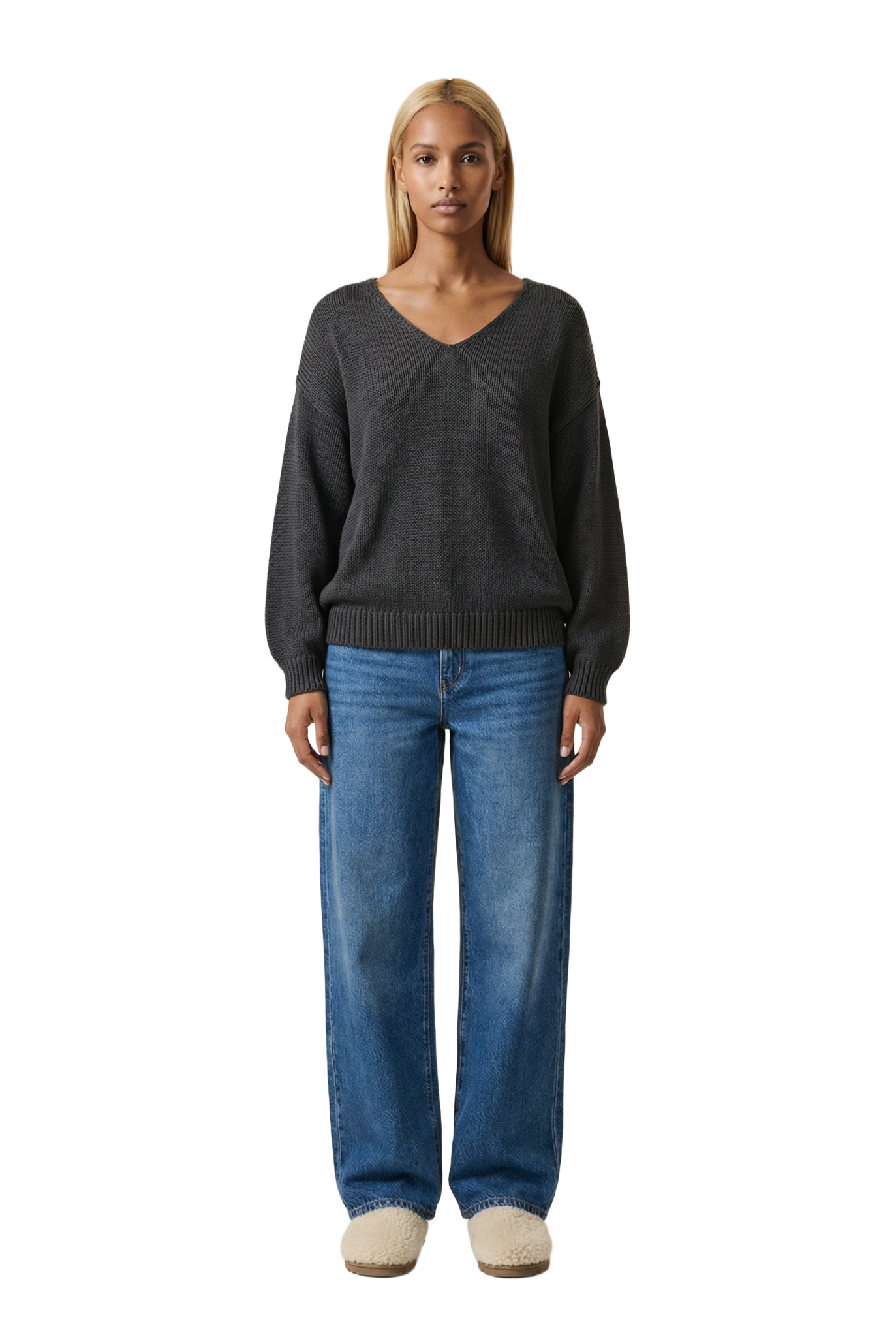 Milana LS Light Cotton Black