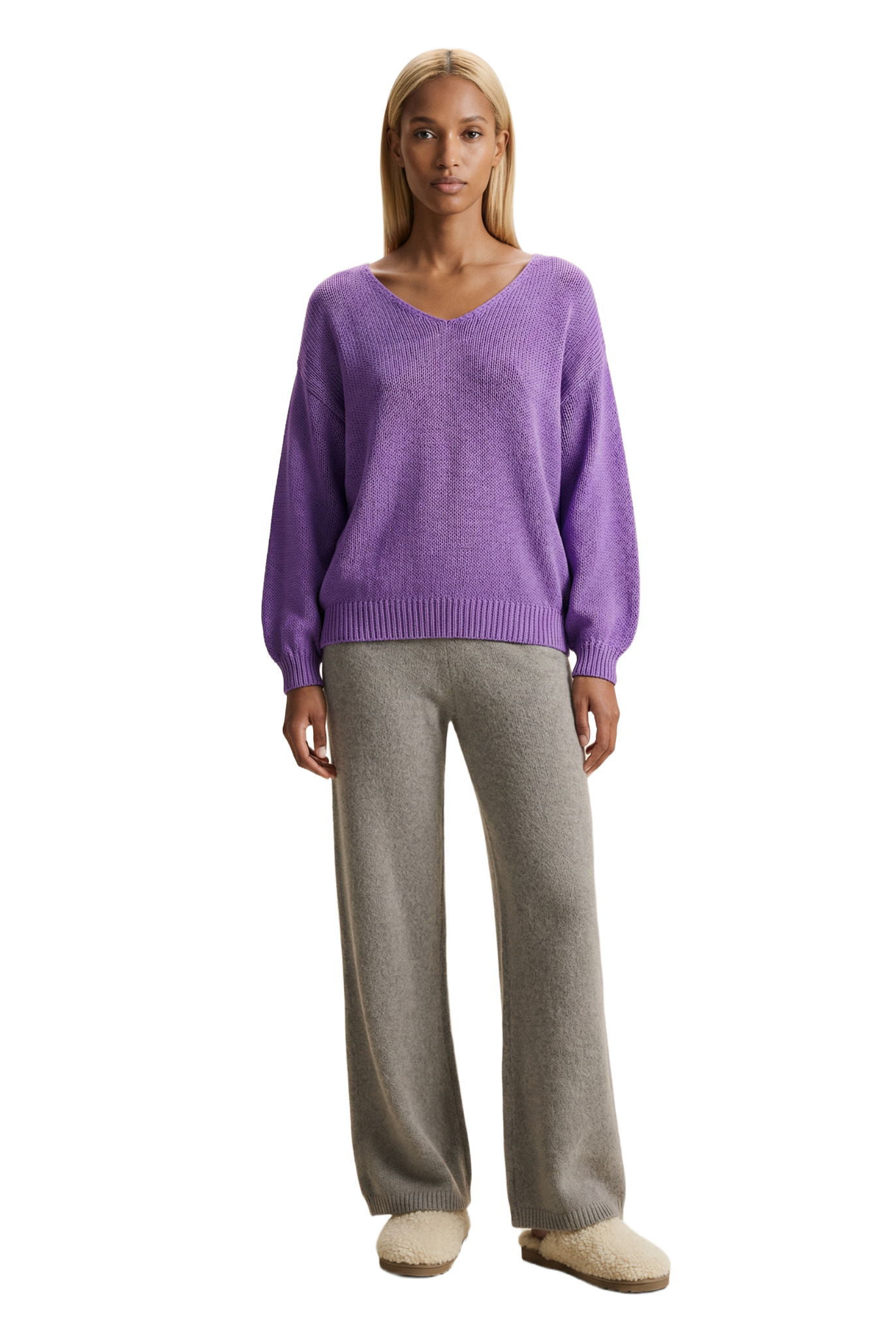 Milana LS Light Cotton Deep Purple