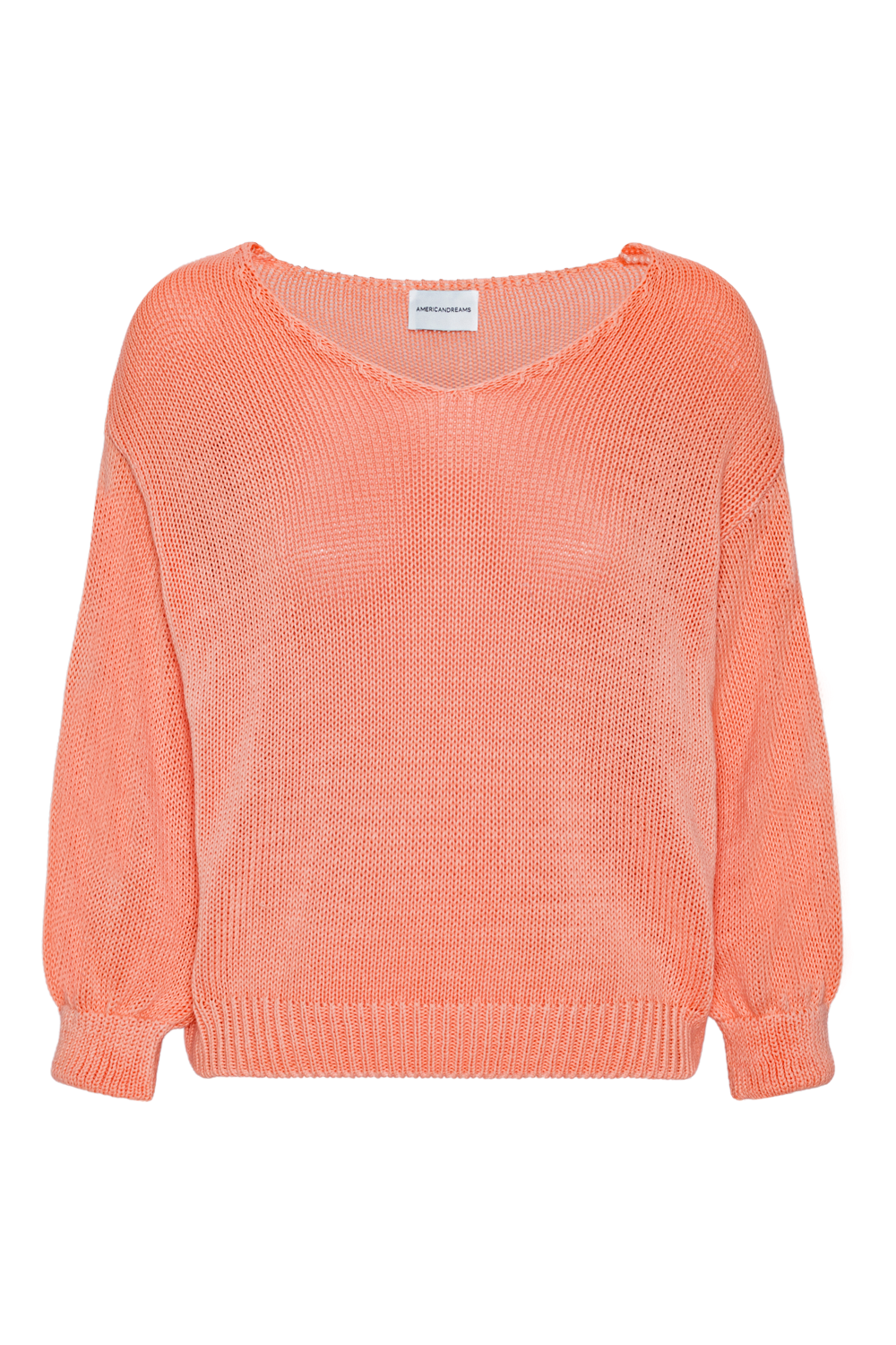Milana LS Light Cotton Knit Salmon