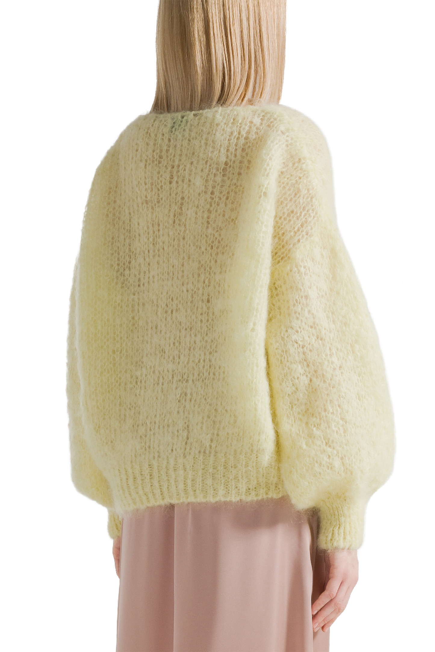 Milana LS Mohair Knit Light Yellow