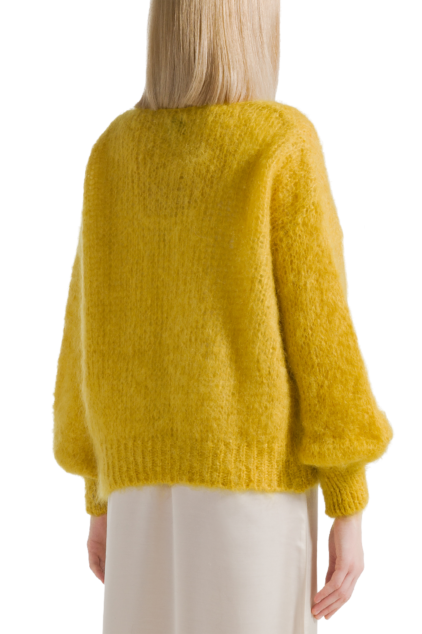 Milana LS Mohair Knit Mustard