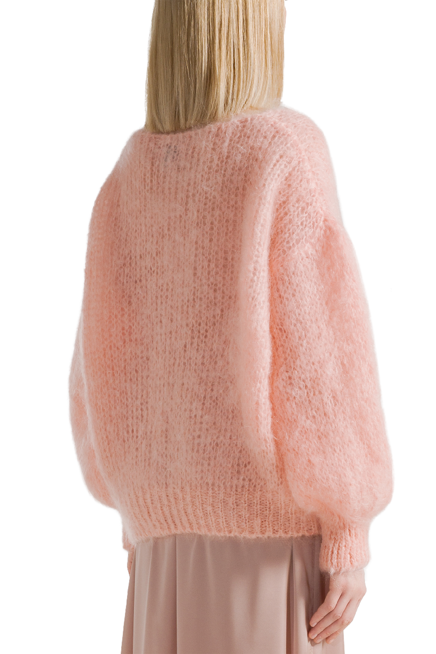 Milana LS Mohair Knit Peach
