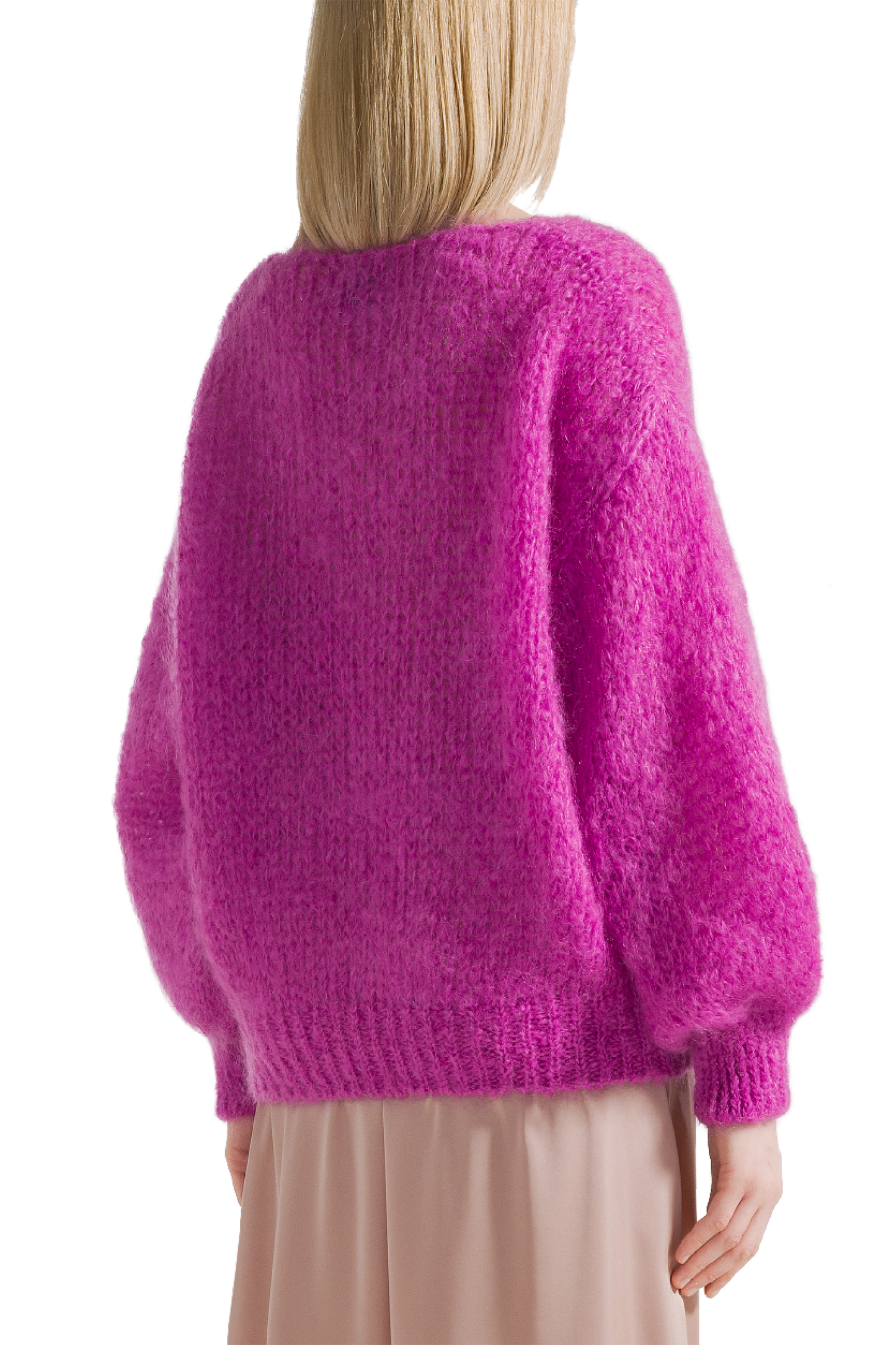 Milana LS Mohair Knit Pearly Purple