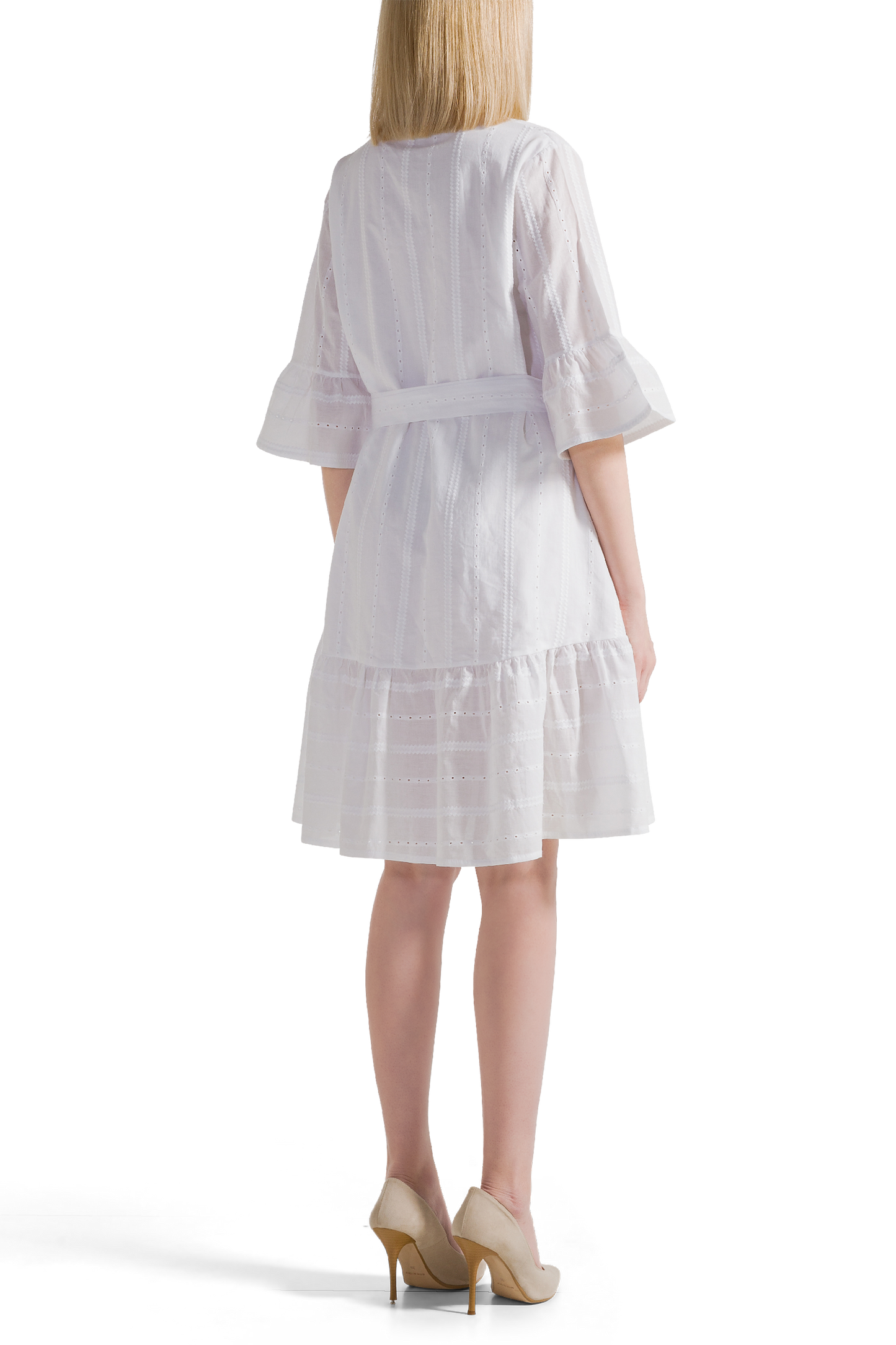 Mona Cotton White Dress