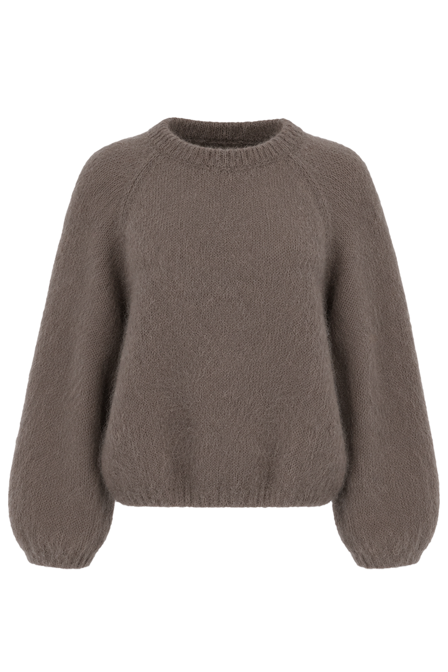 Rosie Mohair Knit Pullover Light Taupe