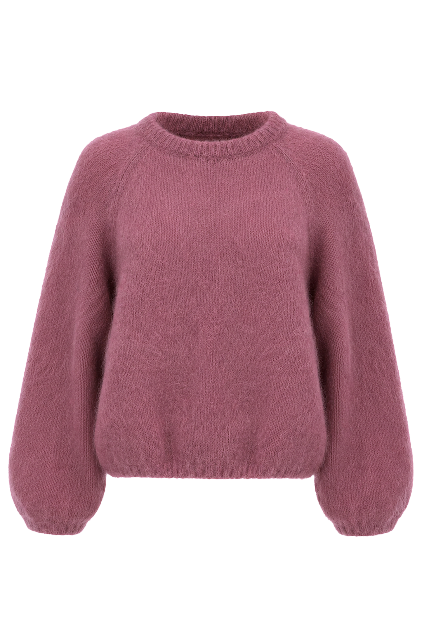 Rosie Mohair Knit Pullover Old Rose