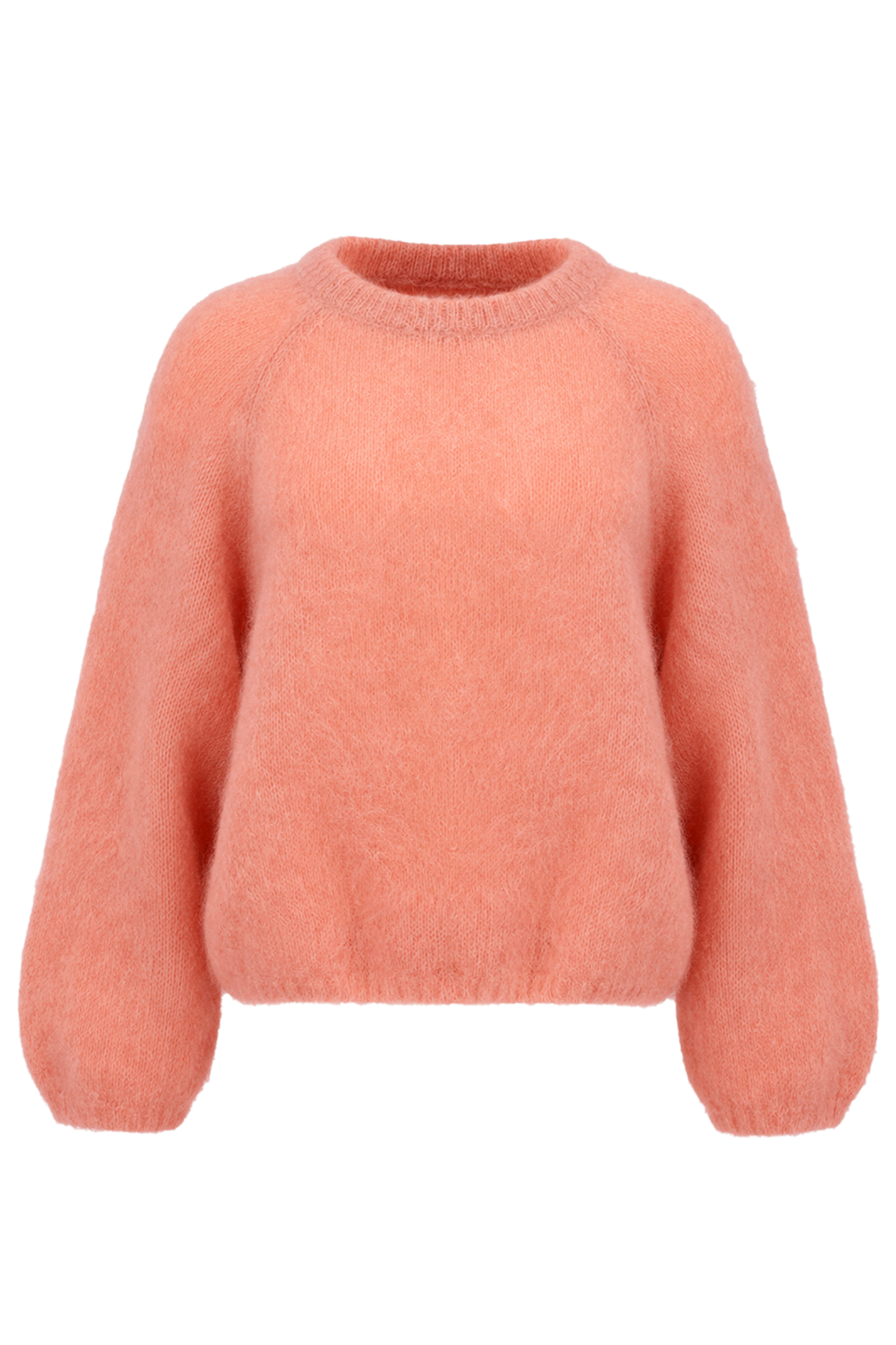 Rosie Mohair Knit Pullover Salmon