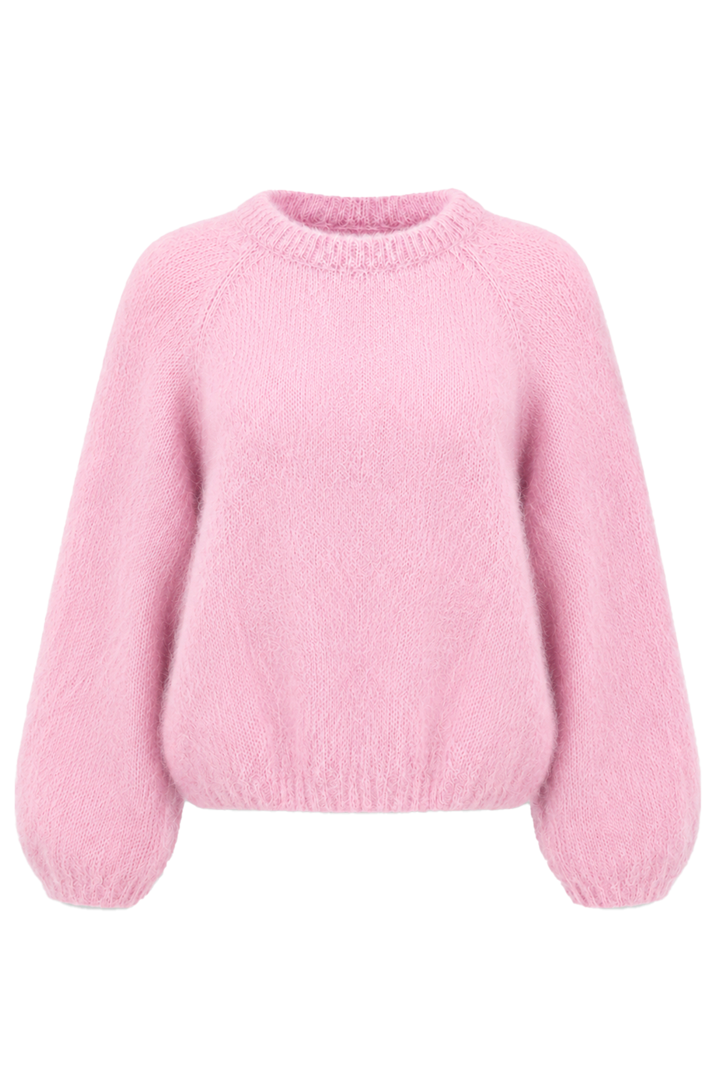 Rosie Mohair Knit Pullover Soft Berry