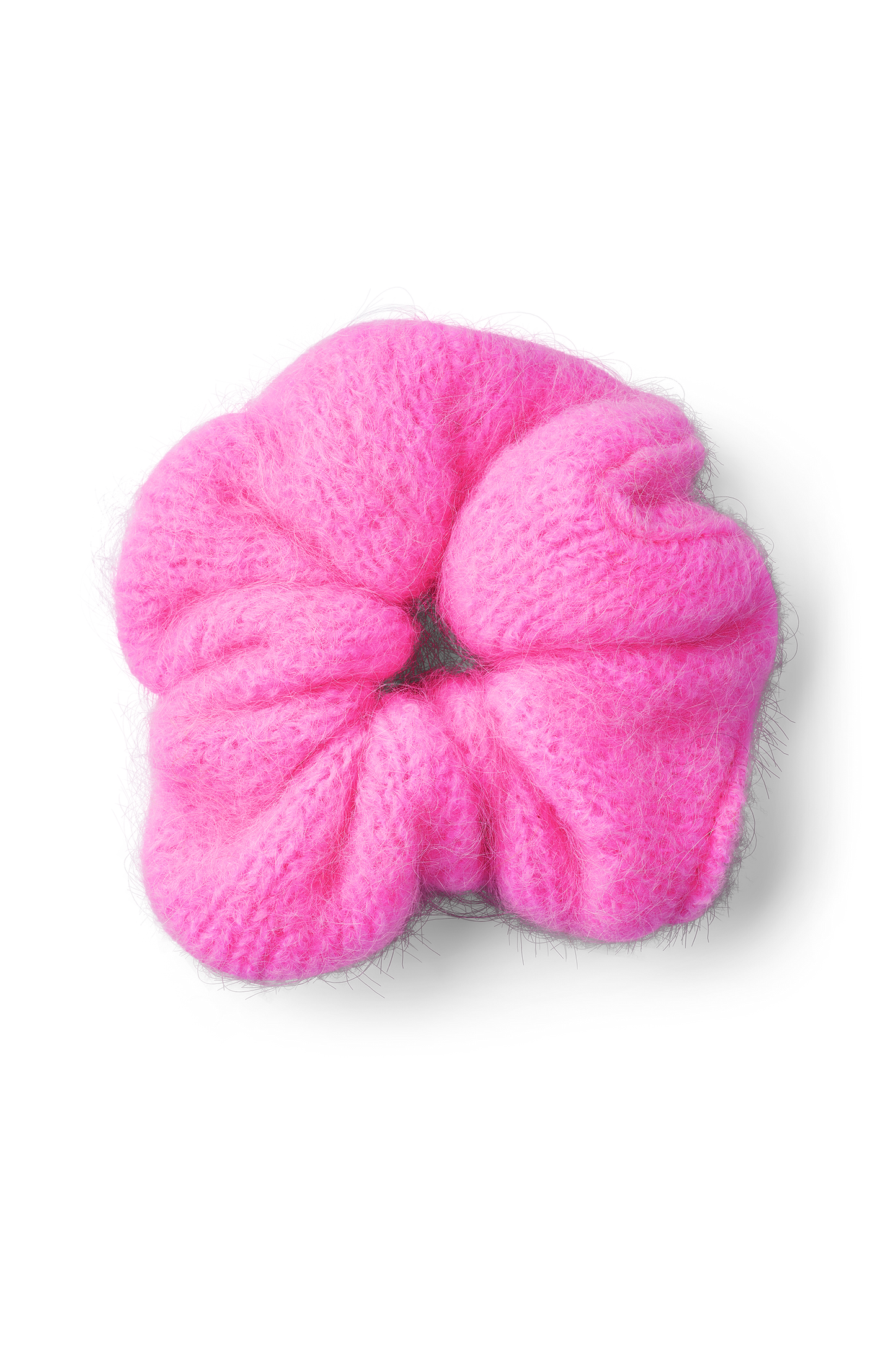 Tullah Knit Scrunchie Neon Pink