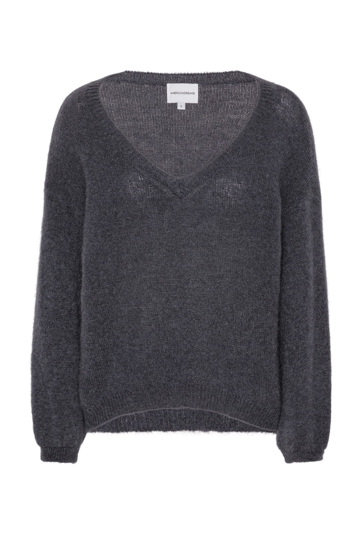 Silja Back Letters Anthracite Grey W/ Coral Red Letters (DREAM)