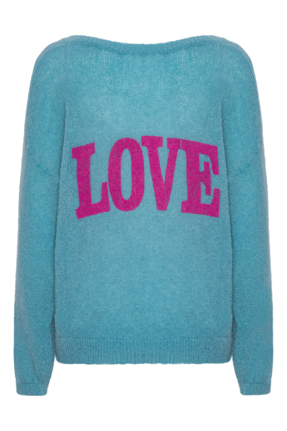 Silja Back Letters Turquoise W/ Purple Letters (LOVE)