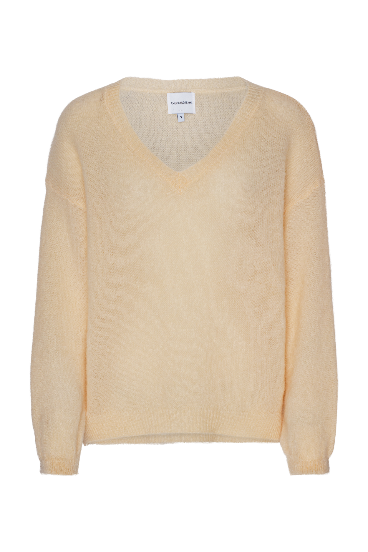Silja V Neck Knit Almond