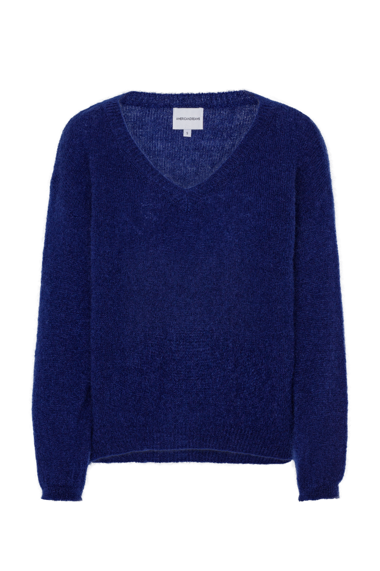 Silja V Neck Knit Navy Blue