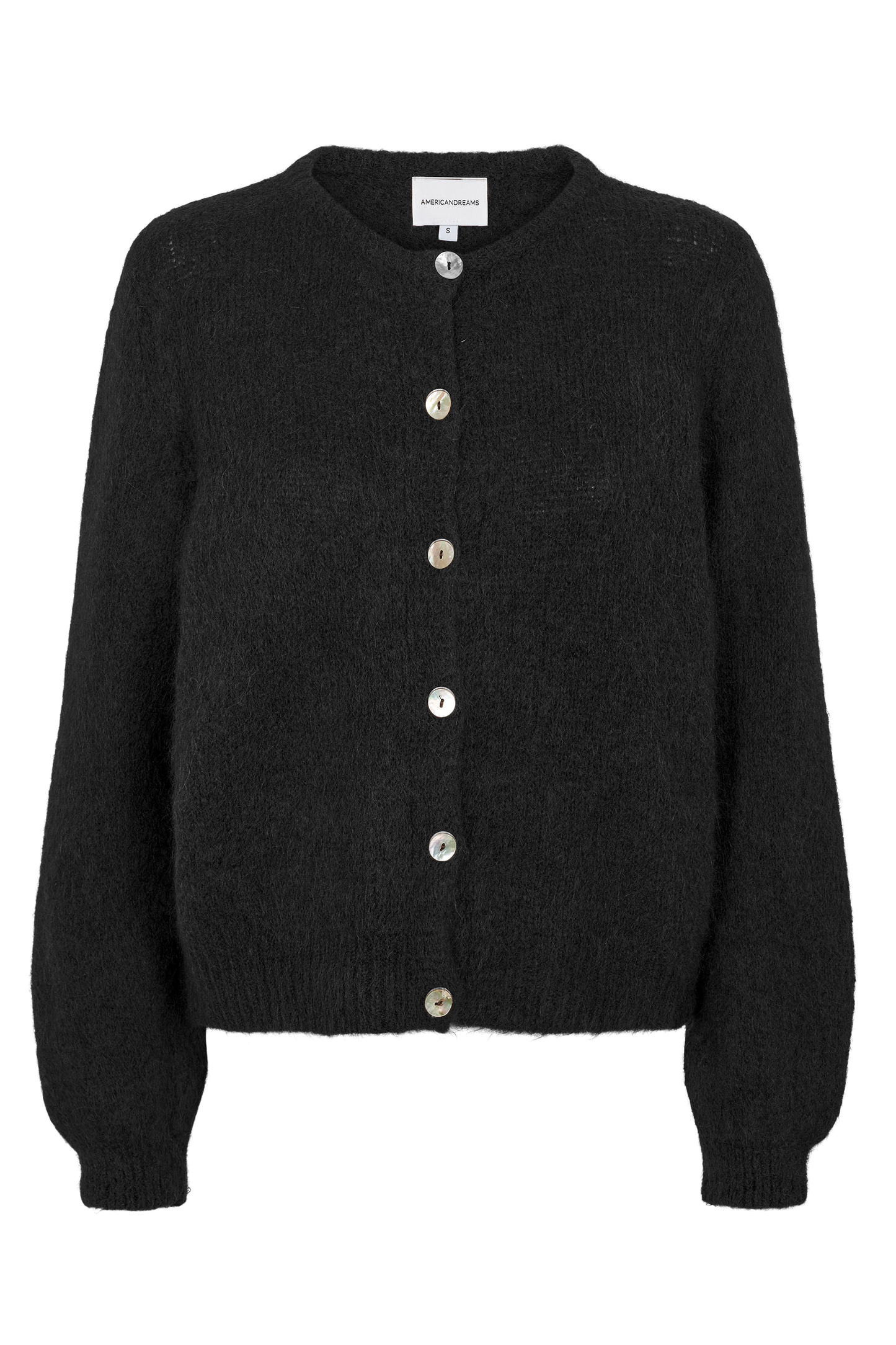 Susan Alpaca Cardigan Black