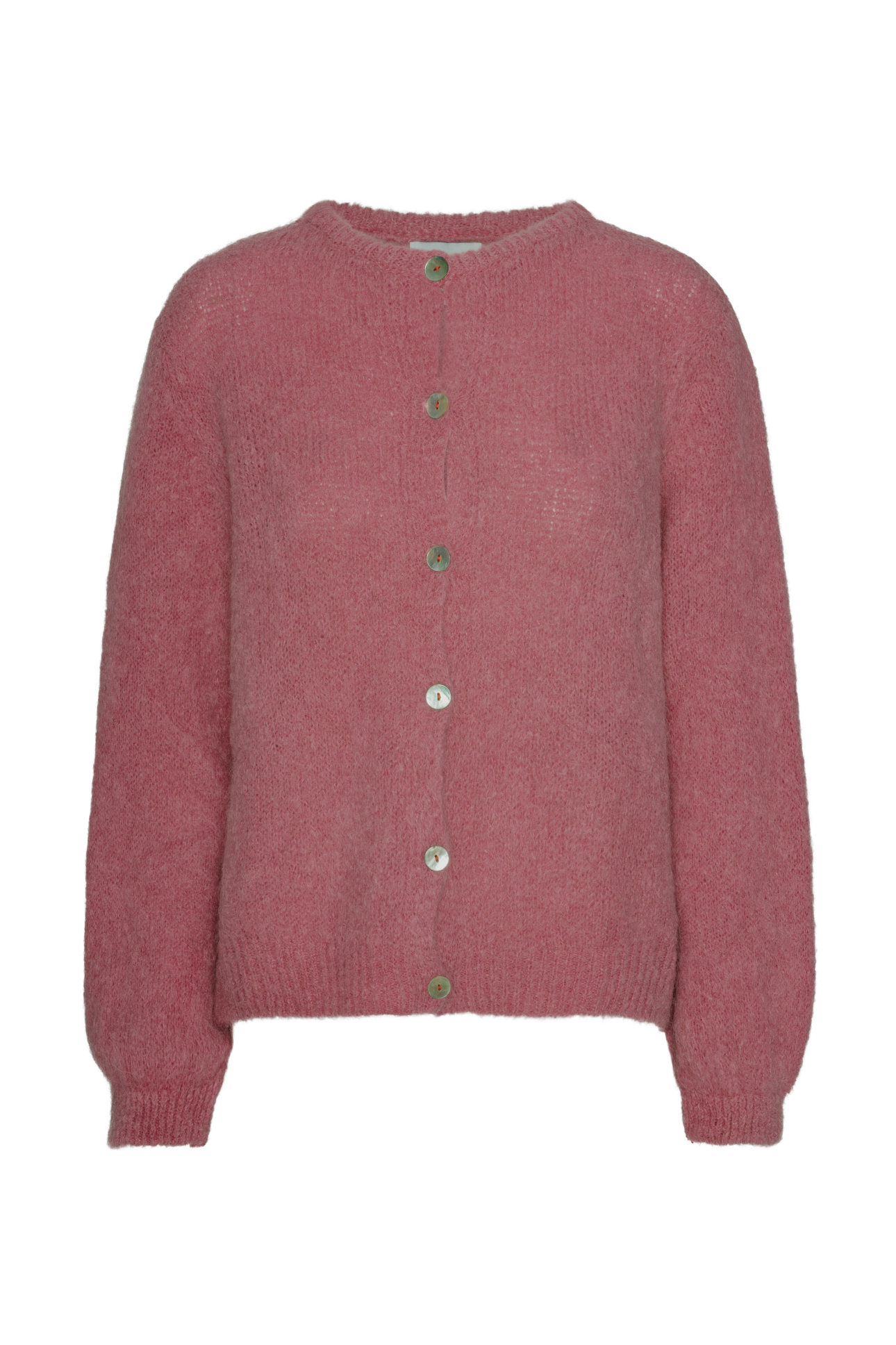 Susan Alpaca Cardigan Old Rose