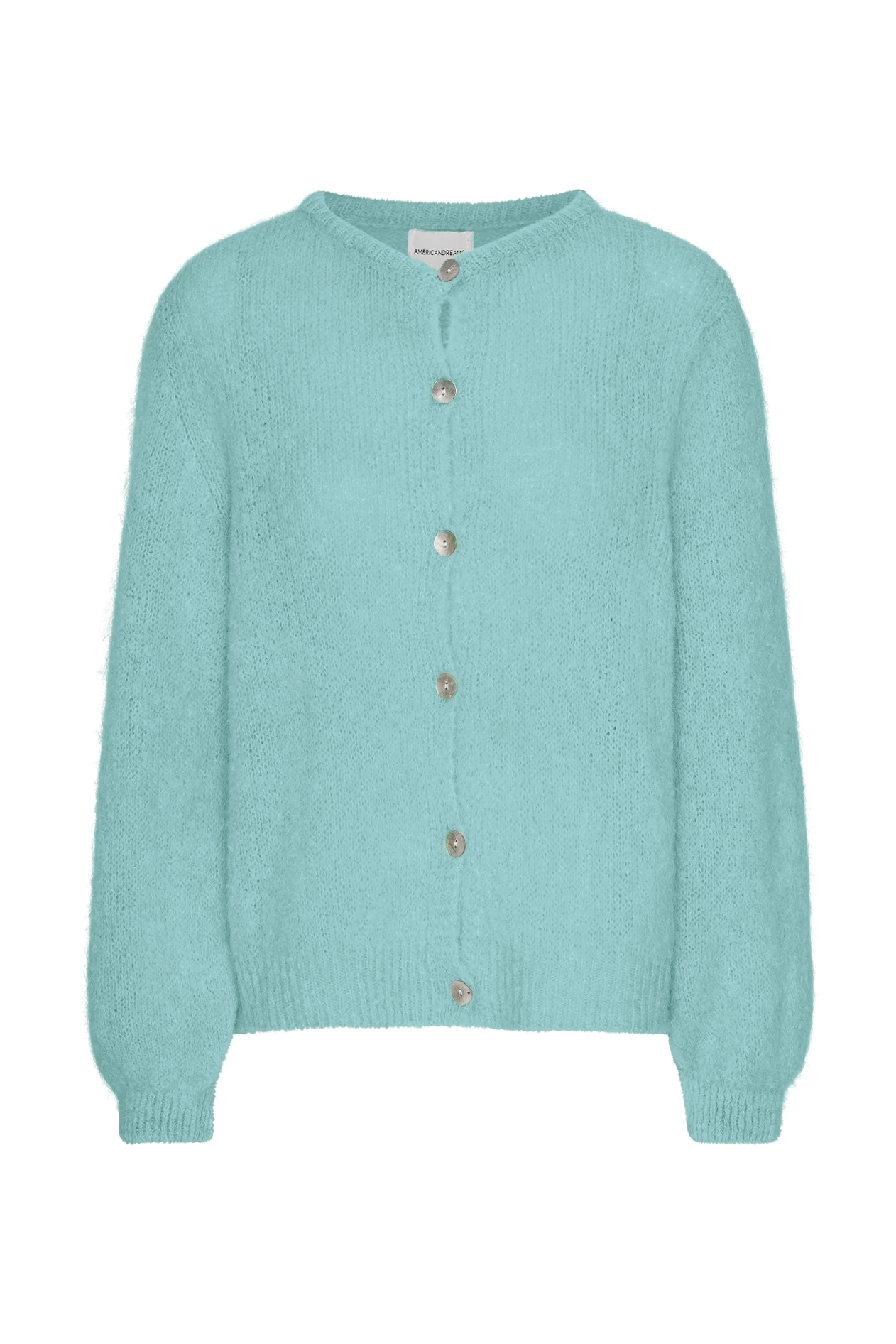 Susan Alpaca Cardigan Seafoam Green