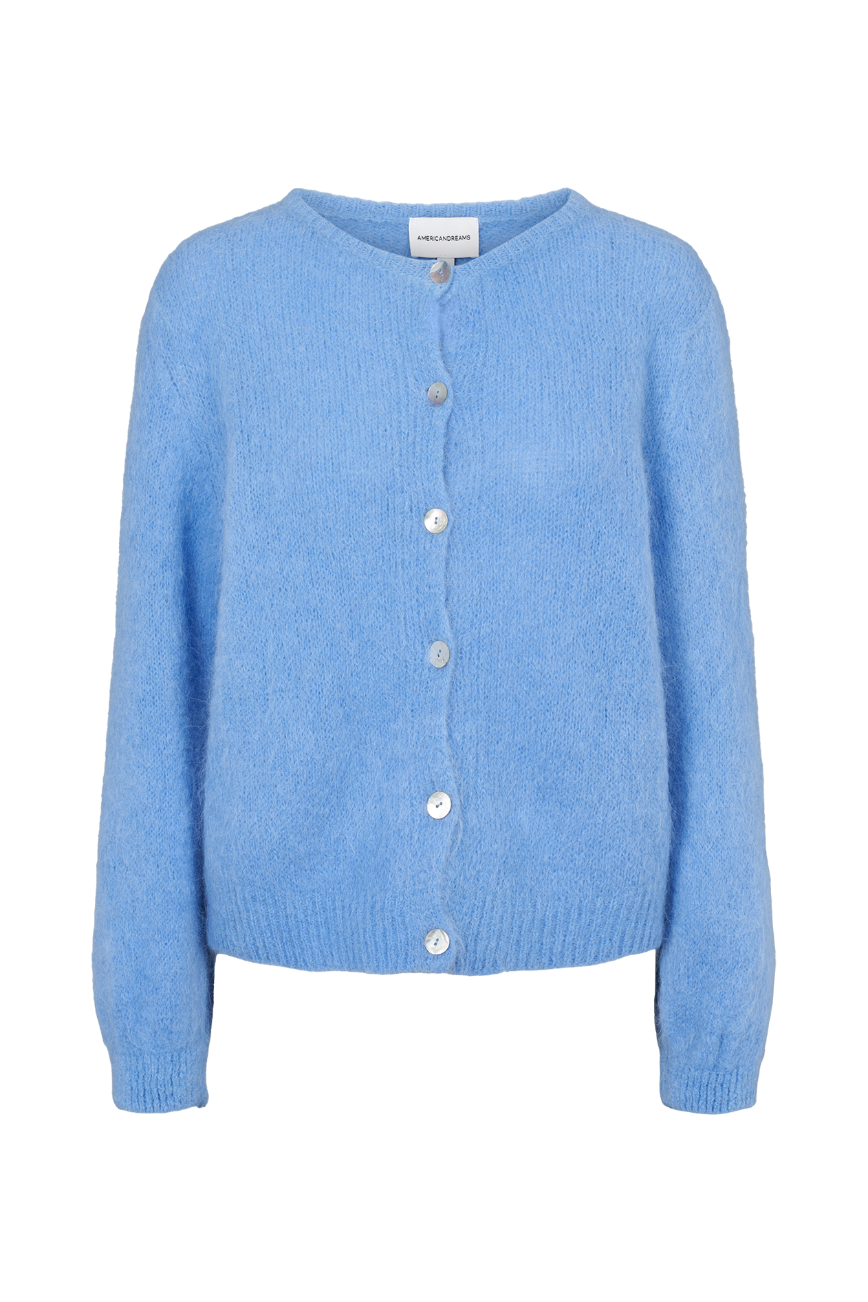 Susan Alpaca Cardigan Sky Blue