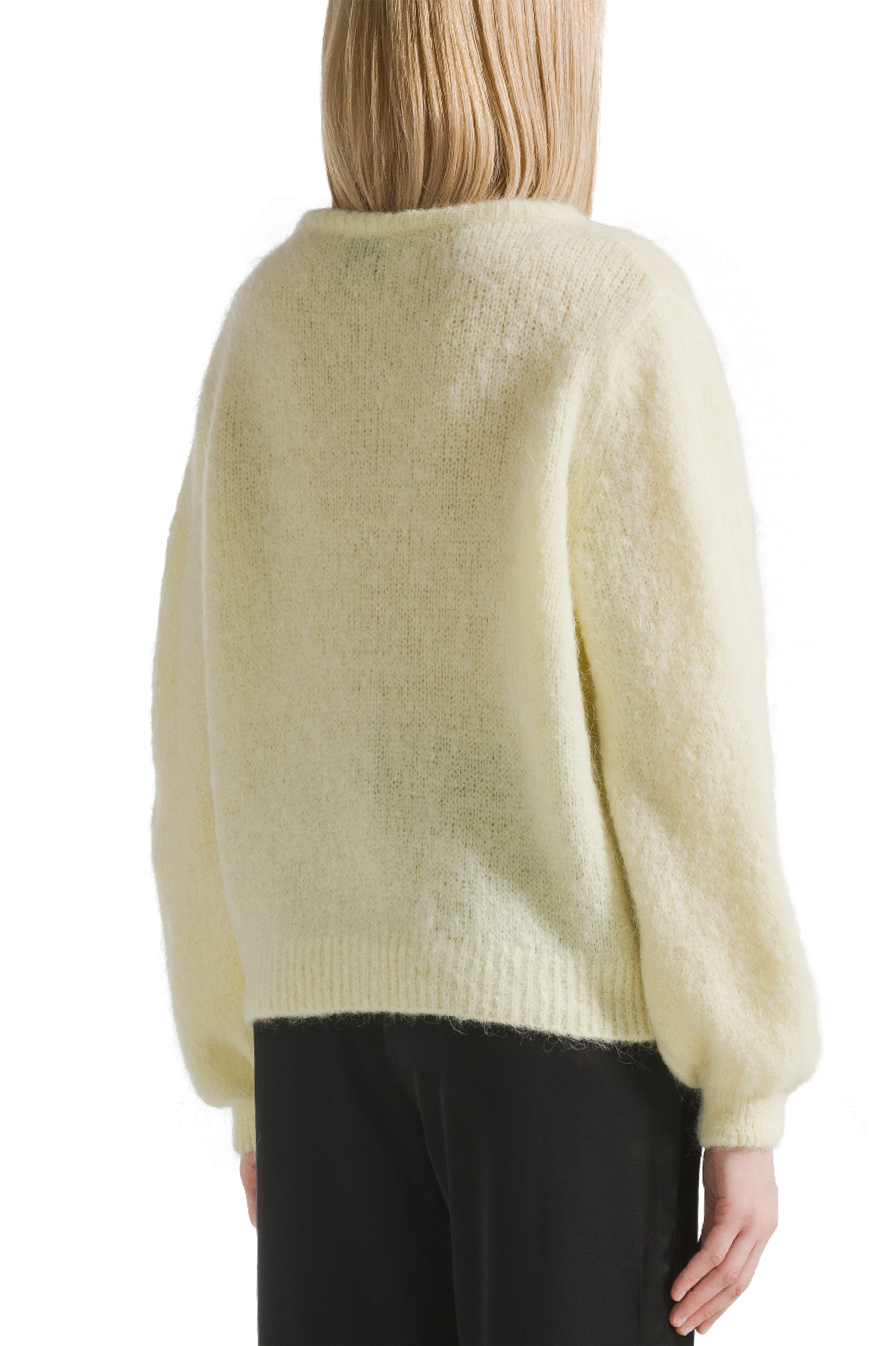 Susan Alpaca Cardigan Light Yellow