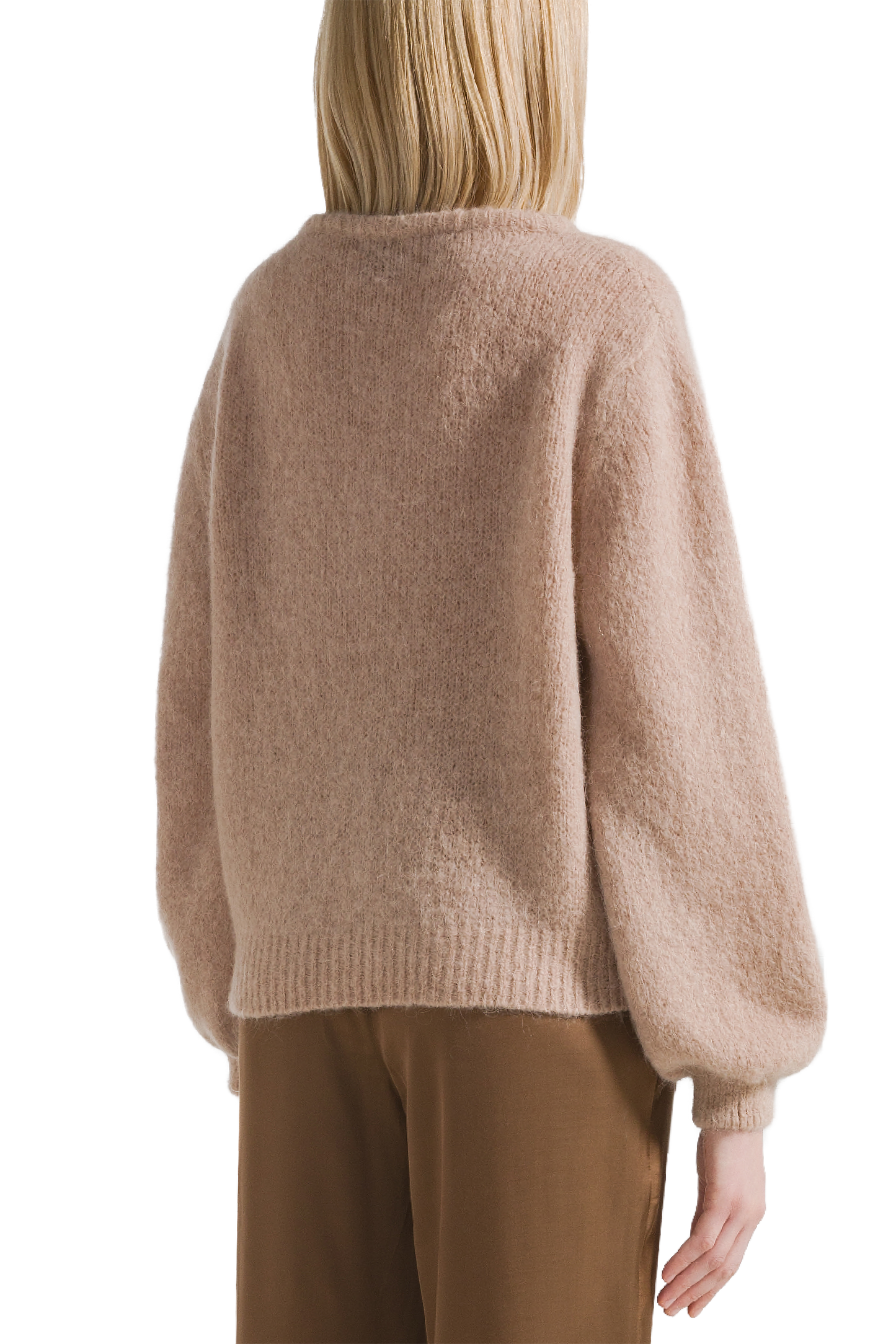 Susan Alpaca Cardigan Medium Brown