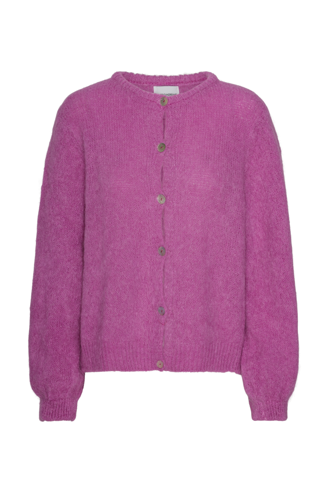 Susan Alpaca Cardigan Pearly Purple