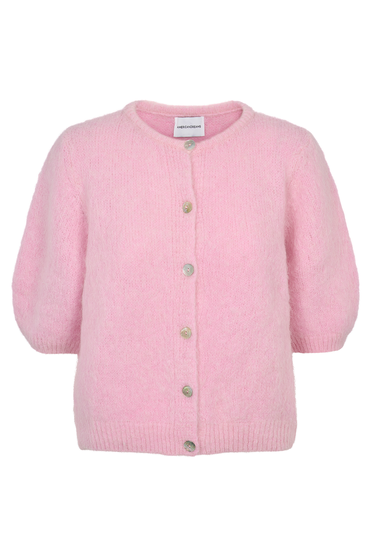 Susan Short Sleeve Cardigan Soft Berry