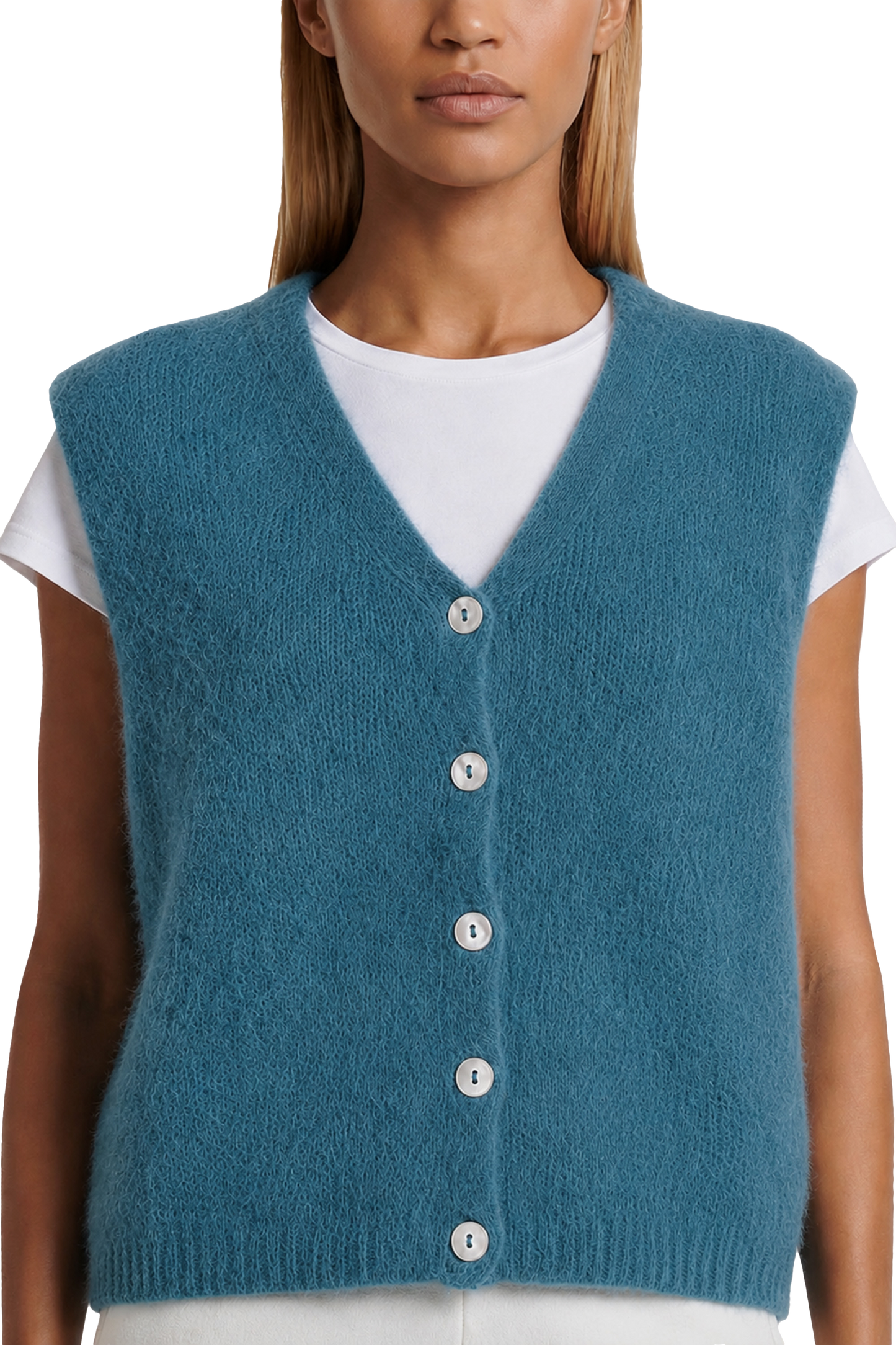 Telma Vest Teal Blue