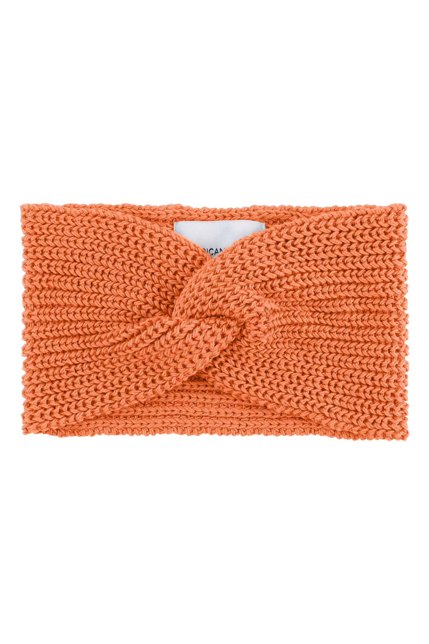 Tori Cotton Twisted Headband Burnt Orange