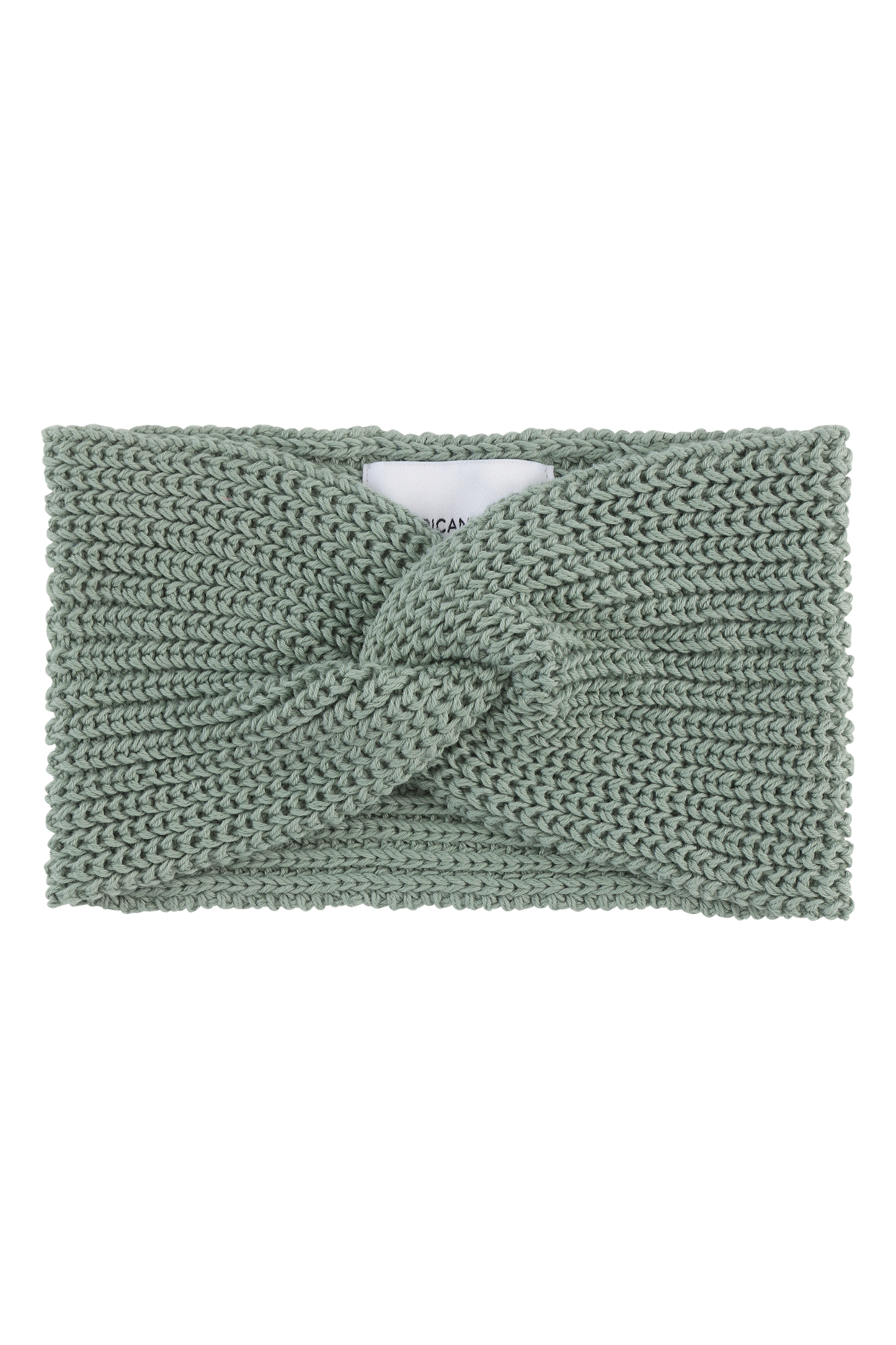 Tori Cotton Twisted Headband Dusty Green