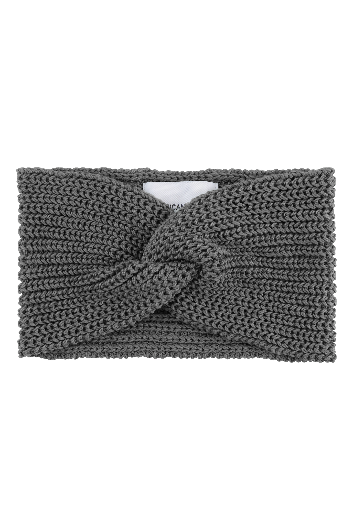 Tori Cotton Twisted Headband Graphite