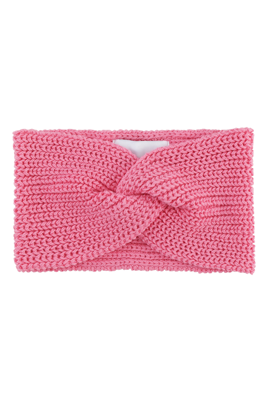 Tori Cotton Twisted Headband Pink