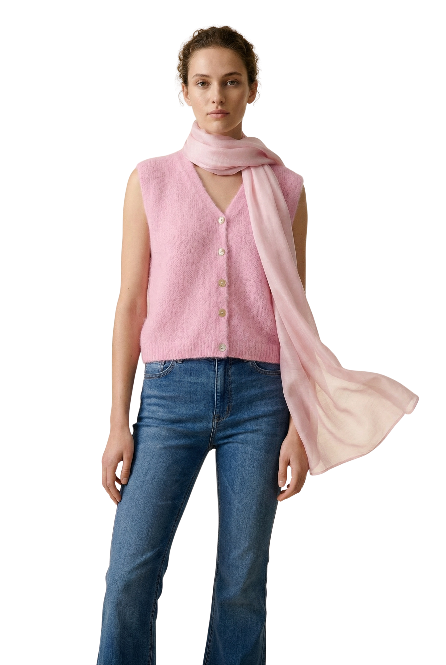 Trina Scarf Light Pink