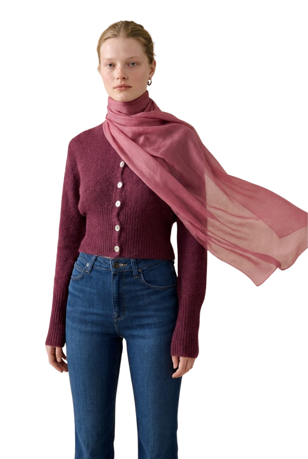 Trina Scarf Red Berries