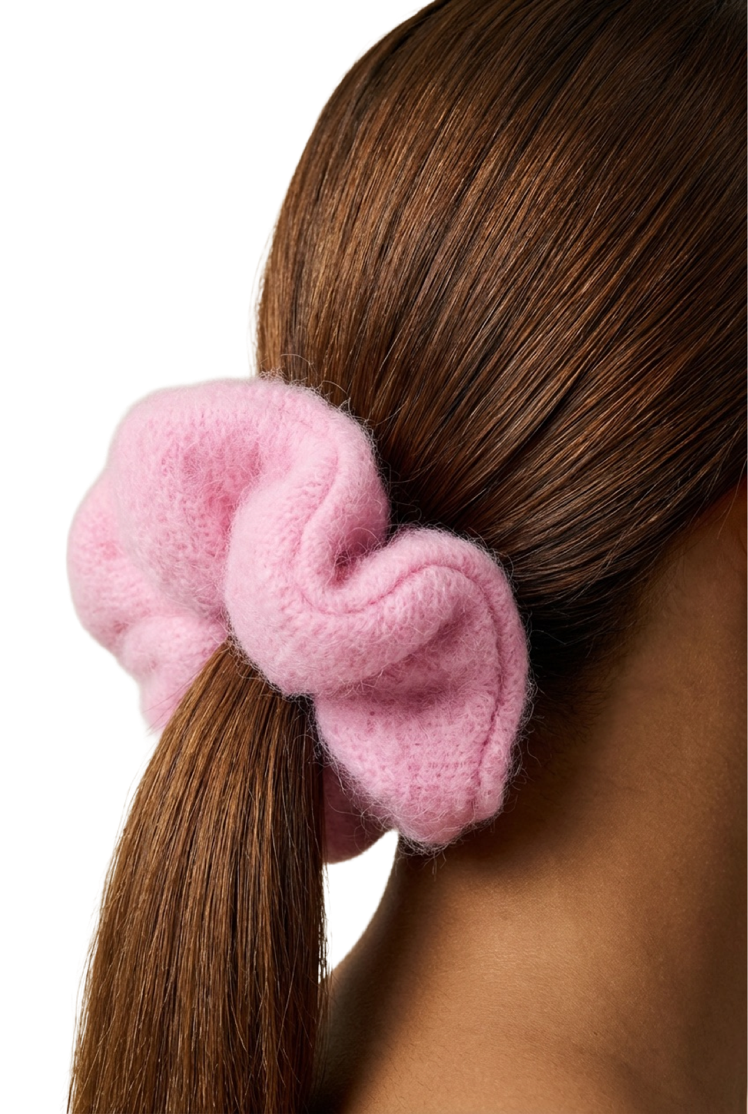 Tullah Knit Scrunchie Soft Berry
