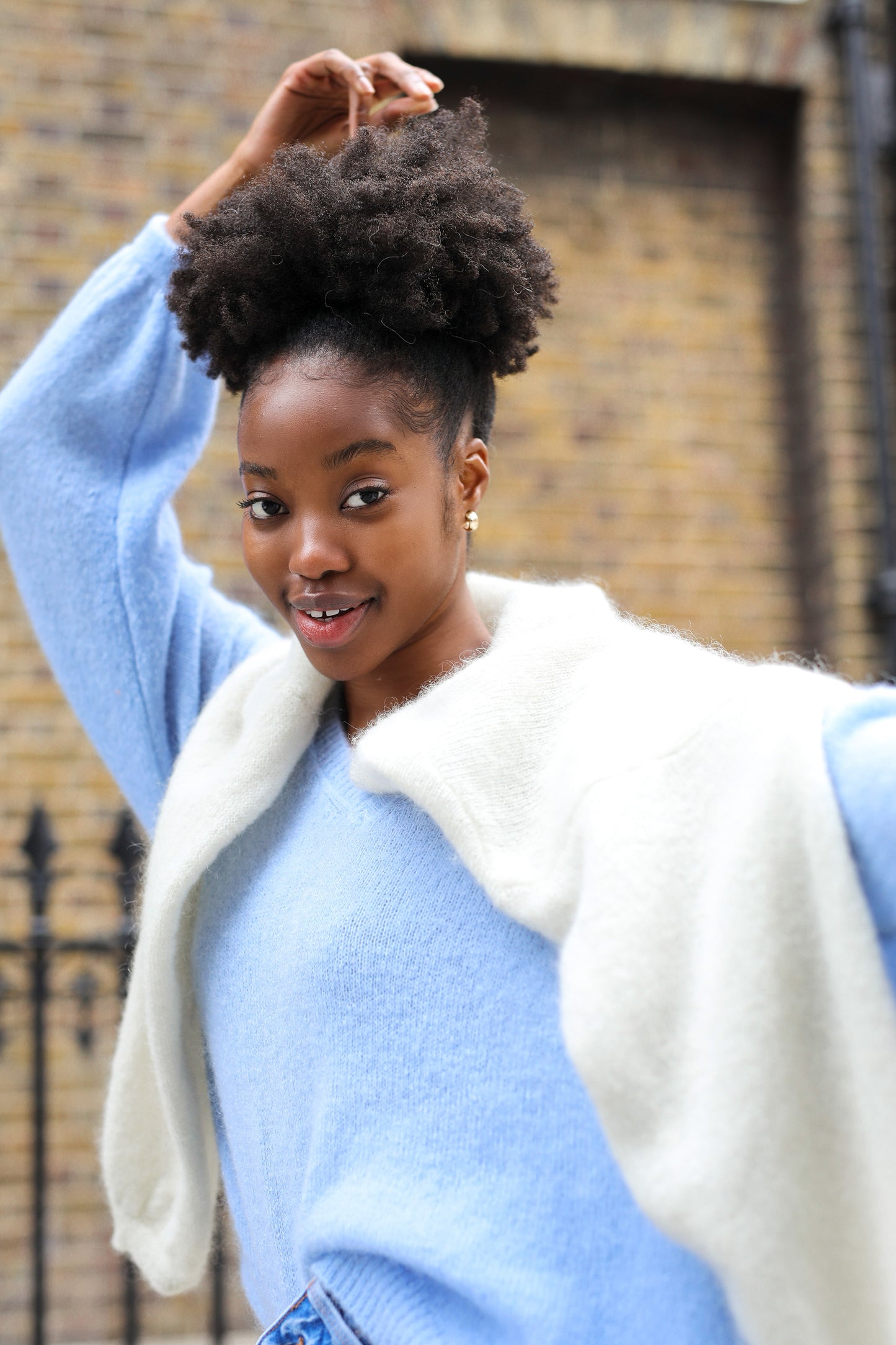 Silja Back Letters Light Blue W/ Coral Red Letters (DREAM)