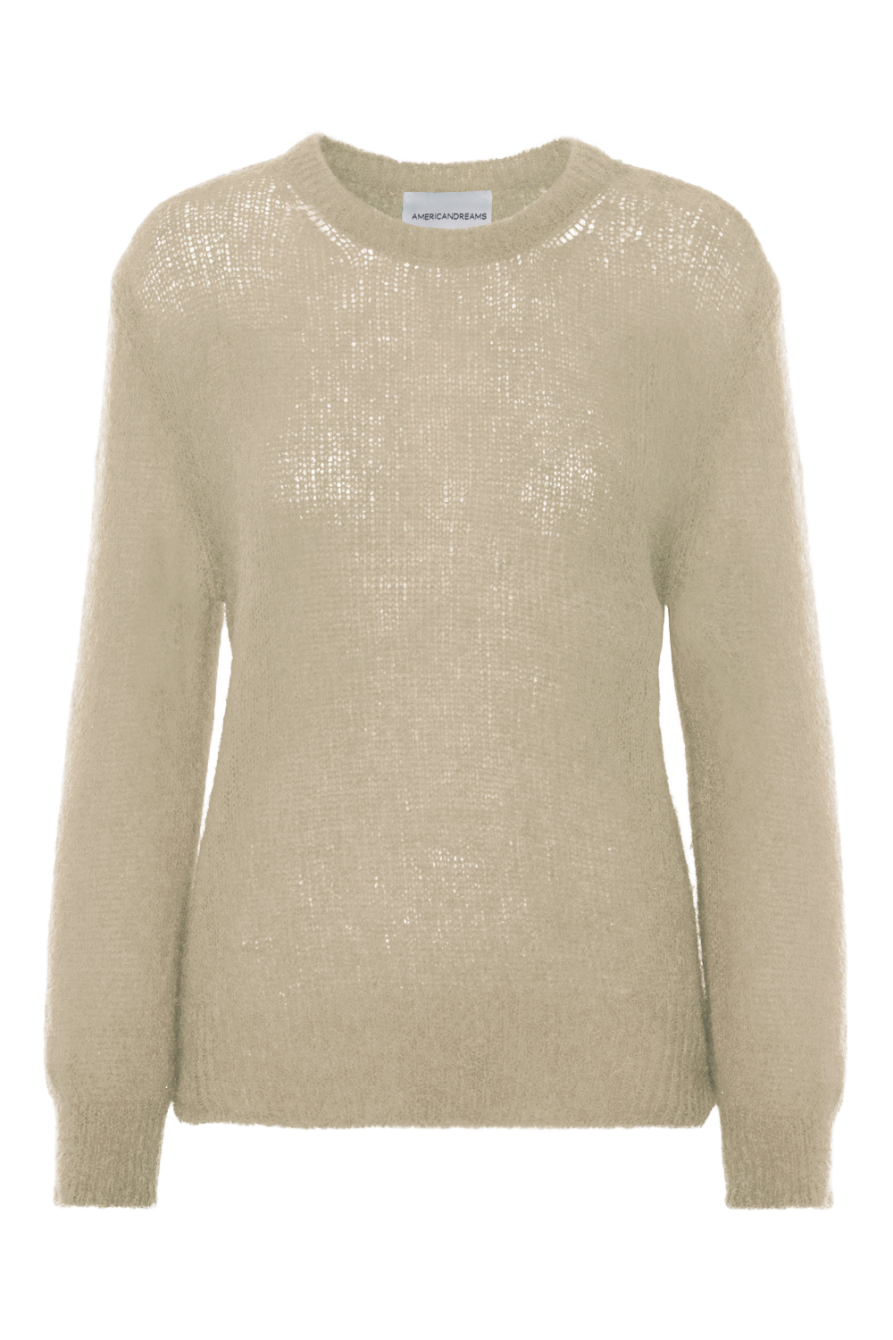 Mari Oversized Knit Pullover Beige