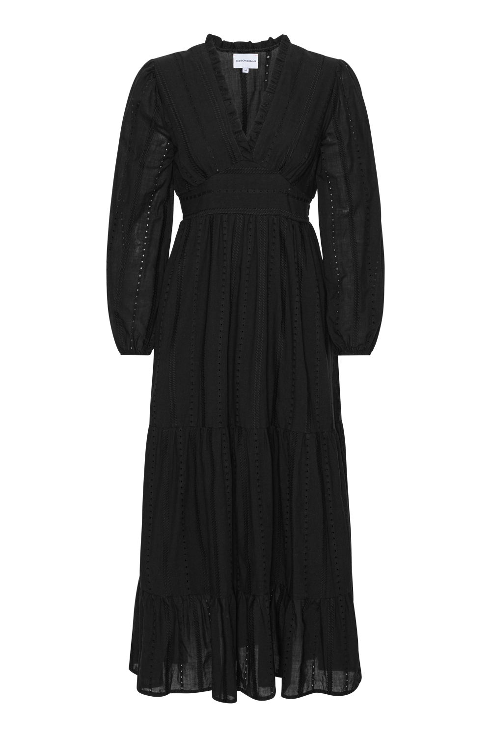 Umi Cotton Long Dress Black