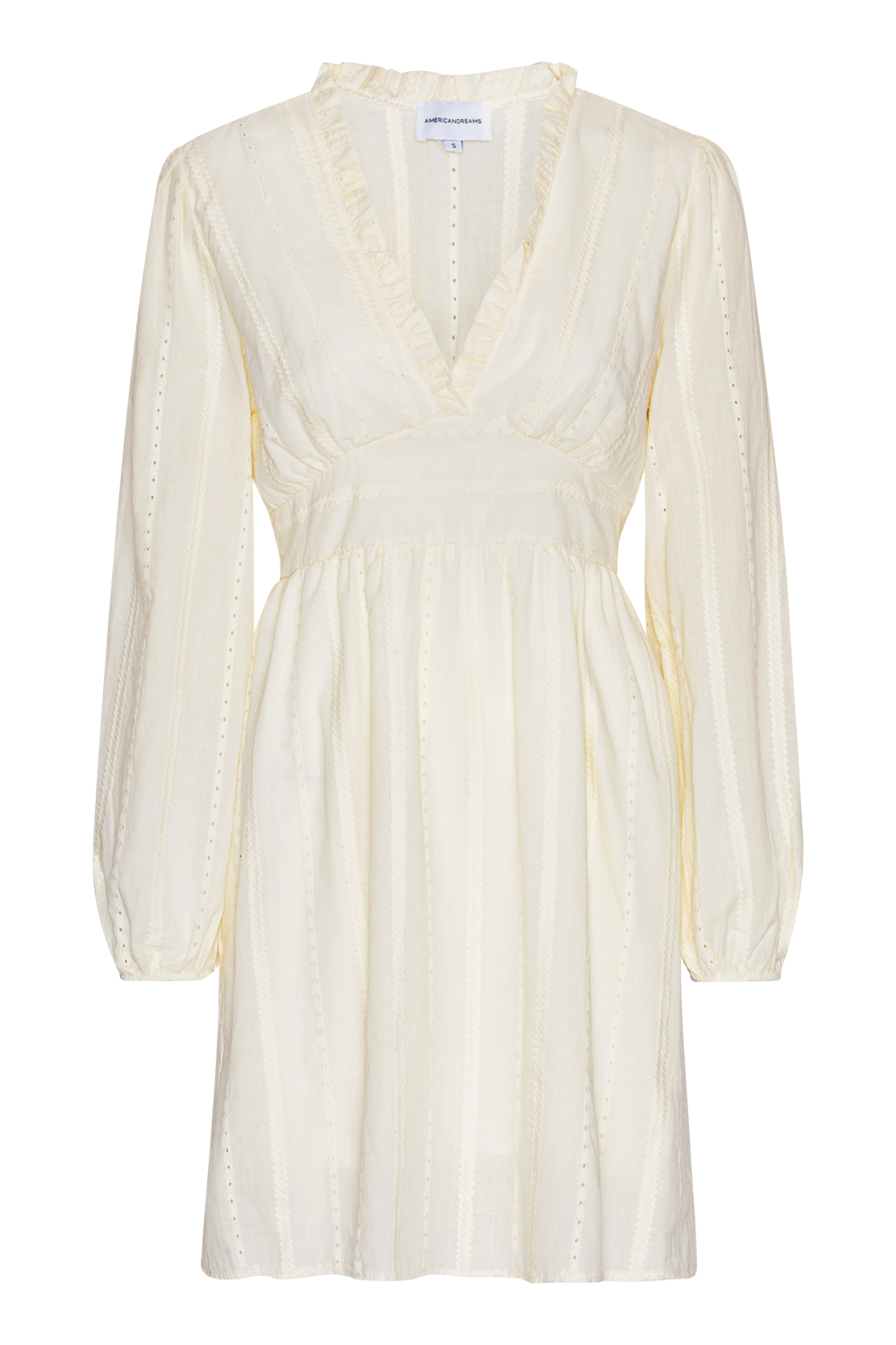 Umi Cotton Short Dress Beige