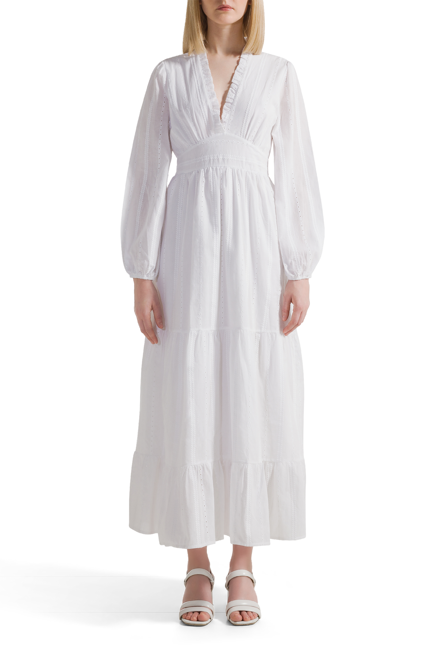 Umi Long Solid Cotton White