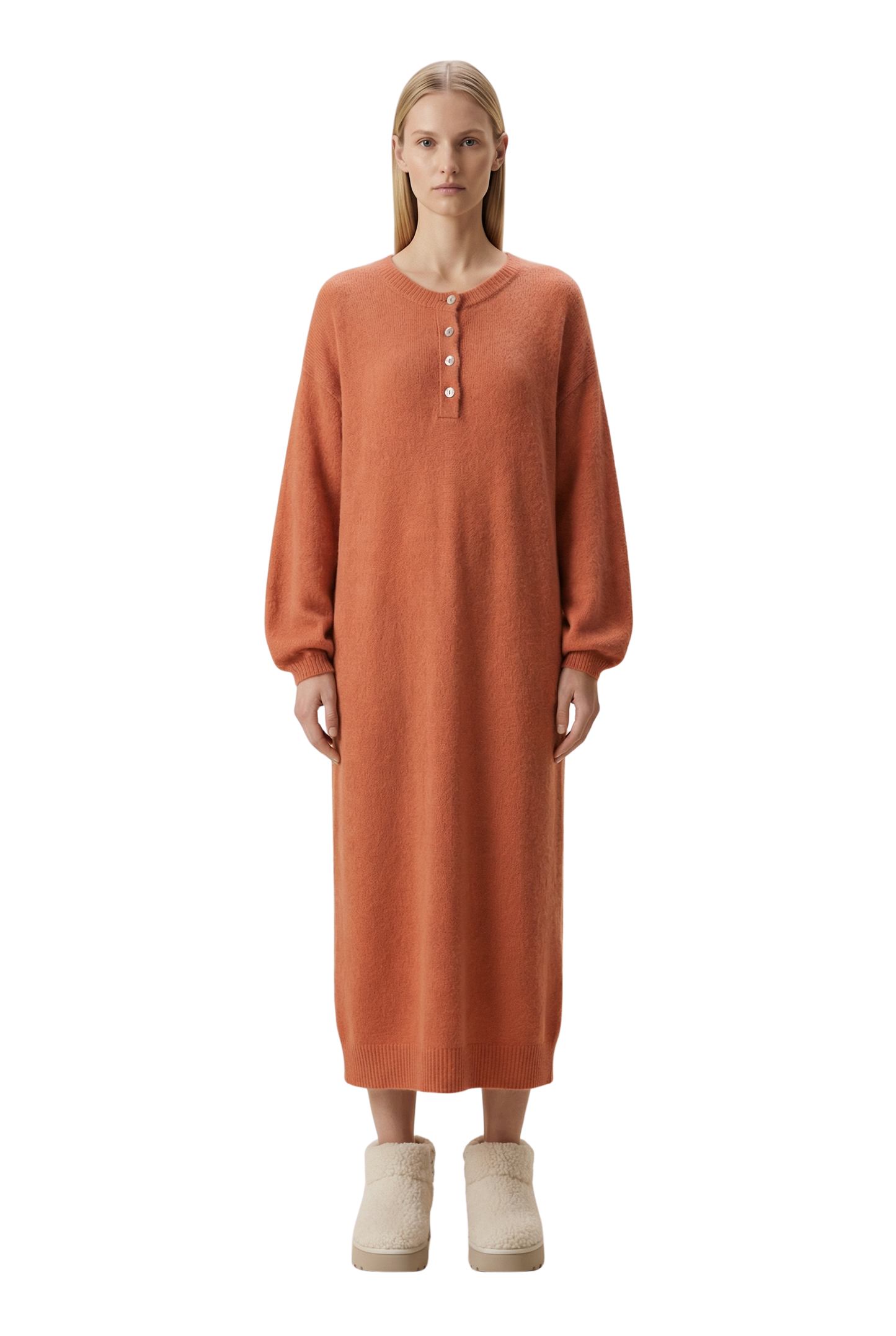 Zelma Dress Burnt Orange