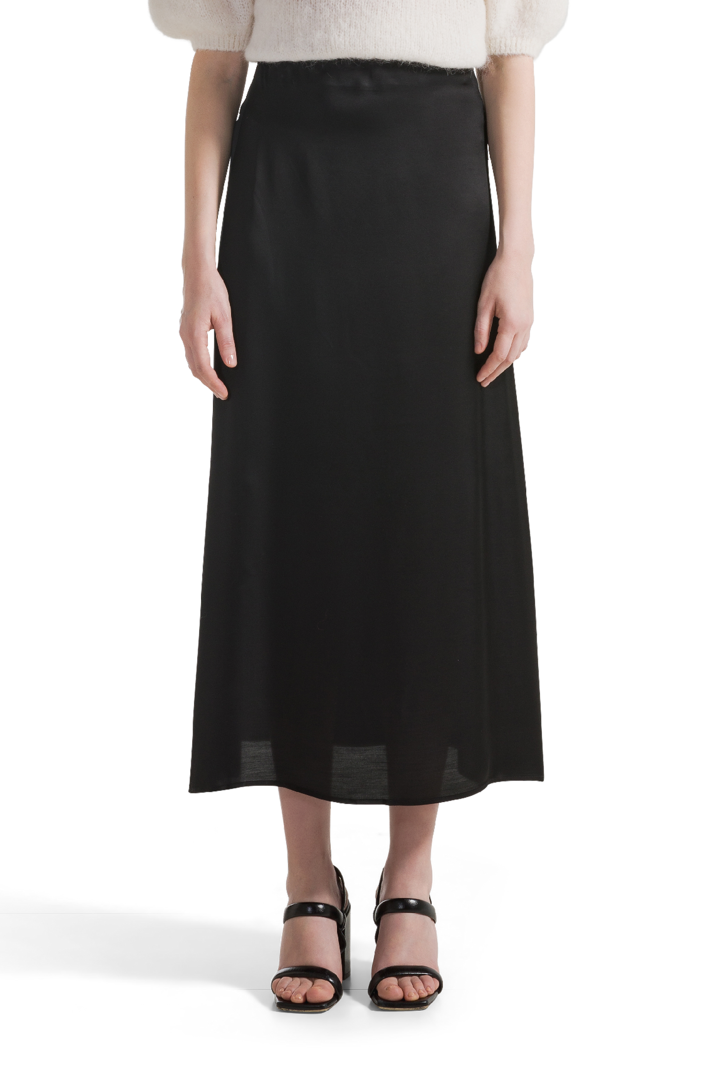 Alia Skirt Black Solid